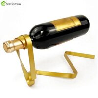 Stationwa Giá Đựng Chai Rượu, Treo Ruy Băng Nhiều Màu Sắc Treo Giá Rượu, Trang Trí Nhà Bếp Vintage Sắt Sáng Tạo Giá Trưng Bày Kệ Quà Tặng