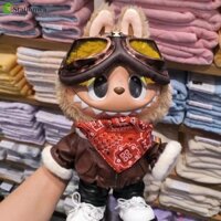 Stationwa Labubububudu Kính Thời Gian, Trang Phục DIY Labububupu Khăn, Trang Phục Đồ Chơi Dễ Thương Thời Trang Búp Bê Kính Mắt Trẻ Em