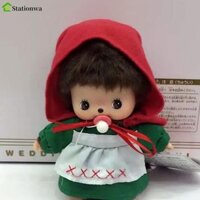 Stationwa Monchi Búp Bê Sang Trọng, Monqiqi Khỉ Nhỏ Monchi Đồ Chơi Sang Trọng, Con Rối Tay Dễ Thương Hoạt Hình 15cm Monchi Búp Bê Nhồi Bông Cô Gái