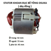 Stator, cuộn điện lắp máy khoan đục bê tông Osuka