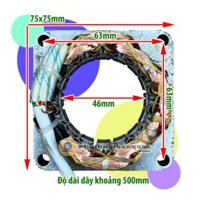 Stator (Cuộn Điện) Quạt B4 – 46 | Độ Dày Sắt Từ 20mm Made in Vietnamese