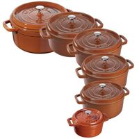 Staub – Nồi Tròn Màu Nâu Vàng #26cm