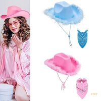 Stay Western Cowboy Hat Bandanas Khăn quàng cổ Nữ Trang phục dự tiệc Trang phục thời trang Mũ nón