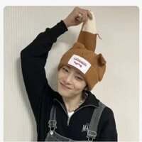 Staykids I.N Fox Hat Hoạt Hình Thỏ Đan Tai Len Mũ Tai Mèo