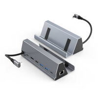 Steam Deck Docking Station TV Base Stand 7 in 1 Hub Aluminum Alloy Holder Dock 60Hz HDMI-compatible USB-C For Steam Deck