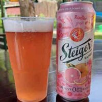 Steiger Radler Grepovy bưởi hồng (lon hồng tím) 0% vol lon 500ml