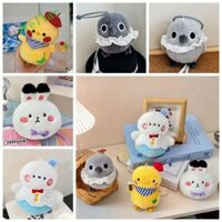 Stellartech Đồ chơi tình yêu và không gian sâu, Mặt dây chuyền búp bê sang trọng bằng vải Cotton PP, Bộ sưu tập trang trí túi quyến rũ Phim hoạt hình Sylus sang trọng Móc khóa búp bê sinh nhật Quà tặng trẻ em