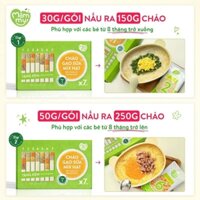 Step1: Hộp 7 gói cháo gạo sữa mix hạt Mămmy nấu cháo bổ sung dinh dưỡng cho bé 6-8 tháng,30gr/1gói
