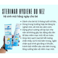 STERIMAR Hygiene du Nez : Vệ sinh mũi hằng ngày cho bé, chai 100ml.
