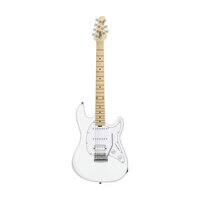 Sterling By Music Man Cutlass CT20 Electric Guitar, Maple FB, Canvas White