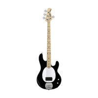 Sterling By Music Man StingRay RAY2 Electric Bass Guitar, Maple FB, Black