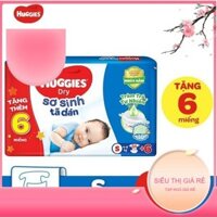 (STGR) Bỉm dán Huggies NB74/S56 [tặng 10 miếng]