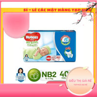 (STGR) Miếng lót sơ sinh Huggies Hương Tràm Trà NB2 40 miếng (4-7kg) - HSD Luôn Mới