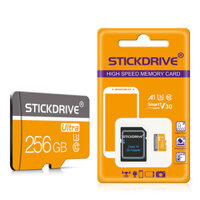 Stickdrive 256GB TF Memory Card Class 10 High Speed Micro SD Card Flash Card Smart Card for Phone Camera Driving Recorde