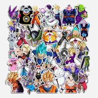 Sticker 7 viên ngọc rồng Dragon Ball Cắt Sẵn Hình Dán Trang Trí Mũ Bảo Hiểm Laptop Điện Thoại Ván Trượt Sổ tay Notebook - 1 cái bất kỳ