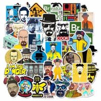 Sticker breaking bad Sẵn Hình Dán Trang Trí Mũ Bảo Hiểm Laptop Điện Thoại Ván Trượt Sổ tay Notebook - 1 cái bất kỳ