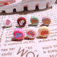 Sticker charms dán dép  nút gắn hkdesign mẫu nút Coke loại đá cứng