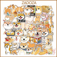 Sticker chó shiba inu decal dán laptop , điện thoại hình dán trang trí - Set 10 hình - Decal chống nước nhám