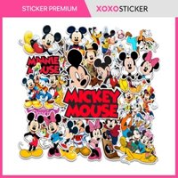 Sticker Chuột Mickey Chống Nước - Sticker Dán Laptop, Điện Thoại, Đàn Guitar, Mũ Bảo Hiểm, Vali