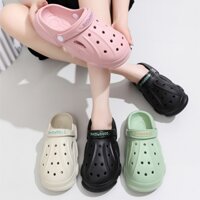 Sticker crocs Shoe Decoration for crocs đế caoDép Crocs Chống Trượt Thiết Kế Đục Lỗ Thời Trang Đi Biển Cho Nữ