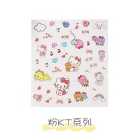 STICKER DÁN HELLO KITTY DORAEMON  - Kitty hồng