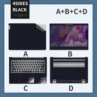 Sticker Dán Laptop Màu Đen Trơn Trong Suốt Cho Lenovo IBM ThinkPad IE14 GEN2 Đen mờ 4 mặt
