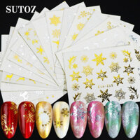 Sticker dán móng tay bông tuyết noel 0924