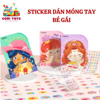 Sticker dán móng tay cho bé Mideer Nail stickers 4 mẫu miếng dán móng tay giả cho bé gái