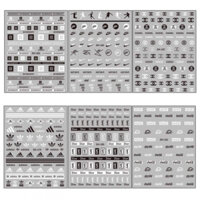 Sticker dán móng tay nail thương hiệu 0882