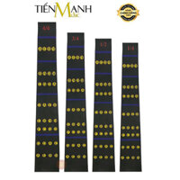 Sticker Dán nốt bàn phím cho Đàn Violin - Decal đánh dấu vị trí note nhạc dùng cho Đàn Vĩ Cầm, Violon Size 4-4, 3-4, 1-2, 1-4