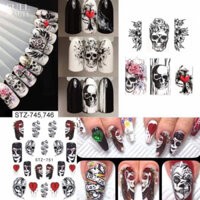 Sticker dán nước móng tay nail hallowen 0877