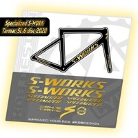 Sticker Dán Trang Trí Xe Đạp Swork tarmac sl 6 2020 Chất Lượng Cao