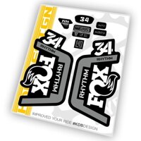Sticker Dán Trang Trí Xe Đạp fox 34 rhthm 2019 klaten