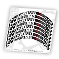 Sticker Dán Trang Trí Xe Đạp 16,20,22 inch Rim Alex Rim