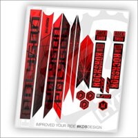 Sticker Dán Trang Trí Xe Đạp Hình Đa Giác Độc Đáo 5 2019