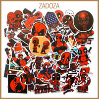 Sticker deadpool decal dán laptop , điện thoại hình dán trang trí - Decal thường - Set 20 hình