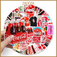 Sticker đồ uống soda coca dán laptop , điện thoại hình dán trang trí - Decal thường - Set 20 hình