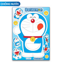 Sticker Doraemon Kích Thước Lớn 13x18.5cm 1 Tấm Gồm Nhiều Hình Size Khác Nhau Chất Lượng Cao Chống Nước - A5-DR05