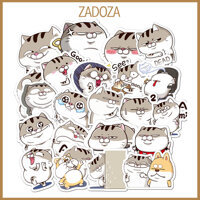 Sticker mèo ami decal dán laptop , điện thoại hình dán trang trí - Decal thường - Set 40 hình
