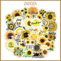 Sticker miếng dán hoa hướng dương decal dán laptop , điện thoại hình dán trang trí - Decal chống nước - Set 20 hình