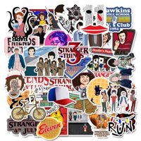 Sticker nhãn dán máy tính laptop, điện thoại chủ đề Stranger Things - Series 01 Netflix TV Shows - Set 10 hình - Decal thường