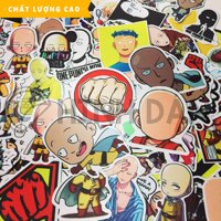 Sticker One Punch Man Bộ Hình Dán Chủ Đề Thánh Phồng Tôm Siêu Anh Hùng Saitama (2019) Decal Chất Lượng Cao Chống Nước Trang Trí Va Li Du Lịch Xe Đạp Xe Máy Laptop Nón Bảo Hiểm Máy Tính Học Sinh Nắp Lưng Điện Thoại
