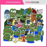 Sticker PEPE Chống Nước - Sticker Dán Laptop, Điện Thoại, Đàn Guitar, Mũ Bảo Hiểm, Vali