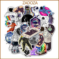 Sticker Phi hành gia Astronaut  decal dán laptop , điện thoại hình dán trang trí - Decal thường - Set 20 hình