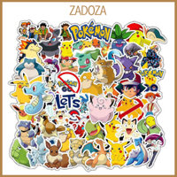 Sticker POKEMON decal dán laptop , điện thoại hình dán trang trí - Decal thường - Set 20 hình