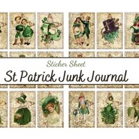 sticker sheet patrick junk journal - sticker dán, trang trí sổ nhật kí, sổ tay  Bullet journal sticker - uni027 - 2