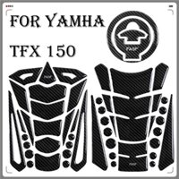 Sticker Sợi Carbon 5D Dán Bình Nhiên Liệu Xe Mô Tô TFX150 Yamaha TFX150 NEW REALZION Yamaha M-slaz 150 XABER 150 Chống Thấm Nước Chống Trầy Xước