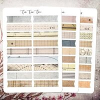 Sticker tự cắt phong cách cổ điển - hình dán tự thiết kế vintage trang trí sổ nhật kí, sổ tay  Bullet journal - kc026 - 3