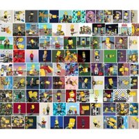 Stickers hình dán không thấm nước simpson