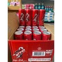 Sting dâu Campuchia 330ml thùng 24 lon